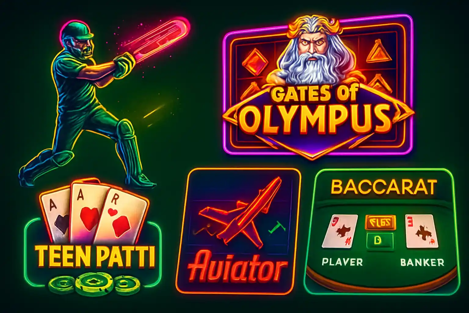 Pakistani betting showcase with cricket sixer, slots, Teen Patti, Aviator, Baccarat
